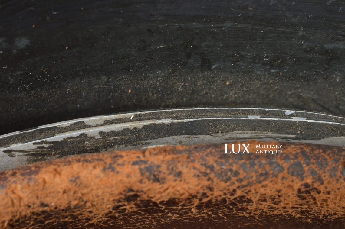 Rare casque M35 Luftwaffe grillagé camouflé deux tons - photo 69