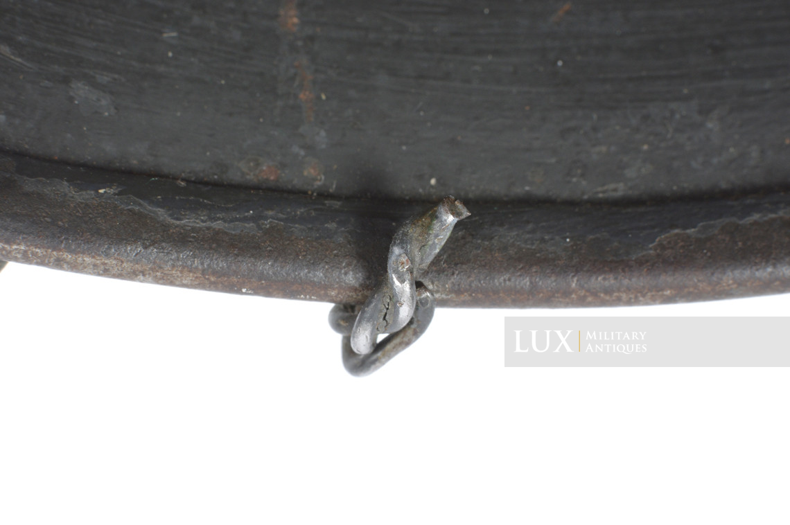 Rare casque M35 Luftwaffe grillagé camouflé deux tons - photo 73