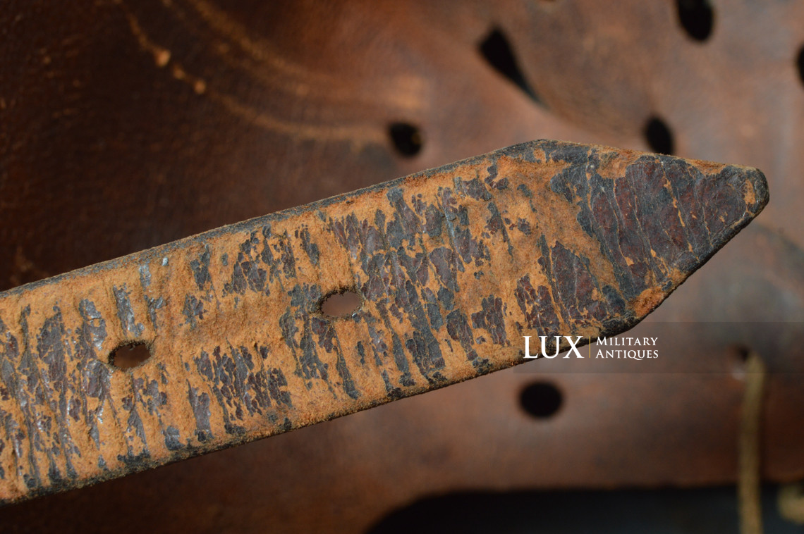 Rare casque M35 Luftwaffe grillagé camouflé deux tons - photo 80