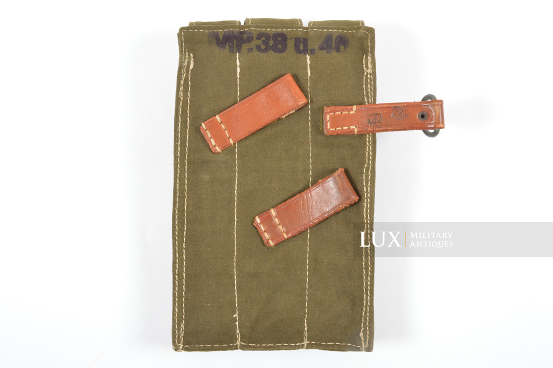 Rare unissued pair of late-war MP38/40 pouches, « gmn1943 » - photo 13
