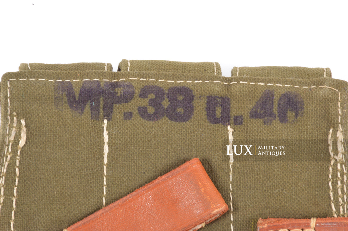 Rare unissued pair of late-war MP38/40 pouches, « gmn1943 » - photo 14