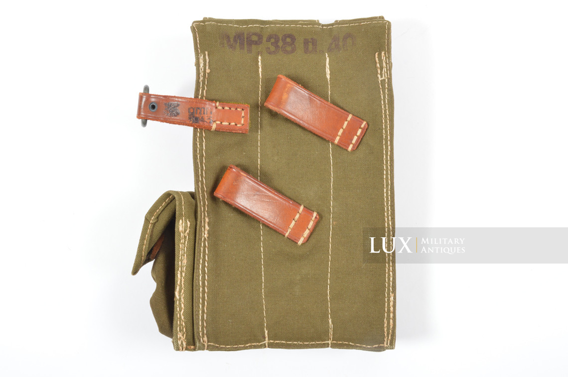 Rare unissued pair of late-war MP38/40 pouches, « gmn1943 » - photo 34