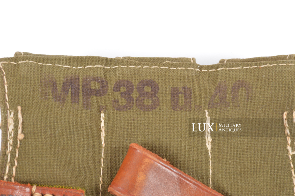 Rare unissued pair of late-war MP38/40 pouches, « gmn1943 » - photo 35