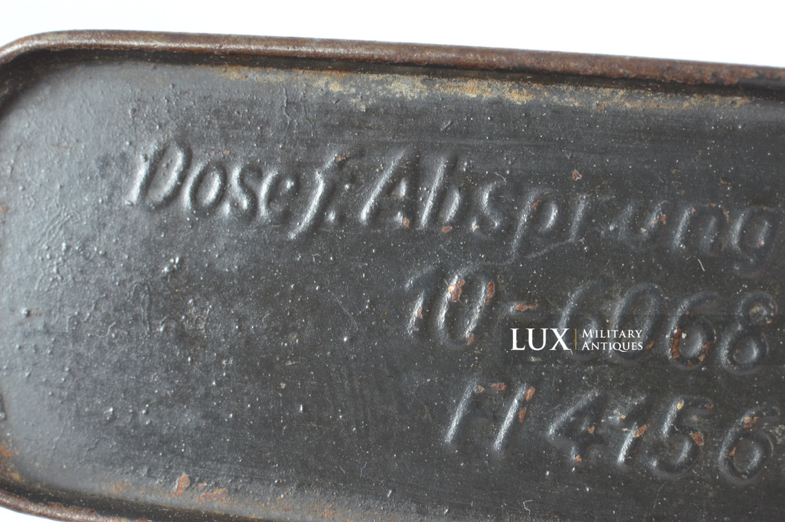 Rare boite de ration de survie Luftwaffe, « Dose für Absprungverpflegung » - photo 11