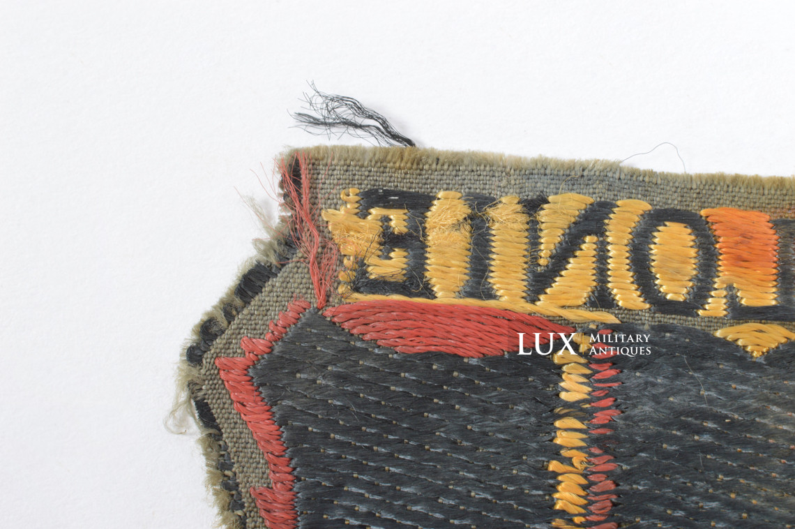 Rare Heer / Waffen-SS foreign volunteer « Wallonie » sleeve badge - photo 14