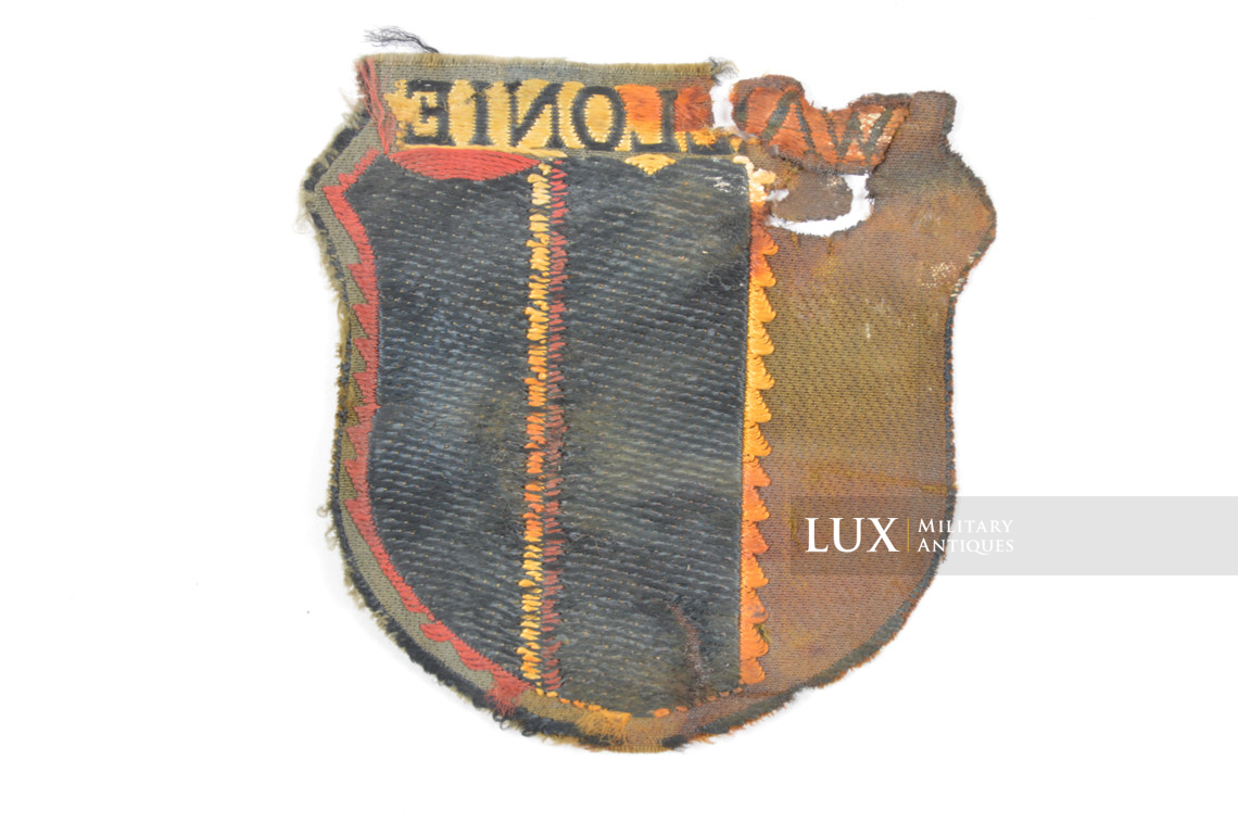 Rare Heer / Waffen-SS foreign volunteer « Wallonie » sleeve badge - photo 13