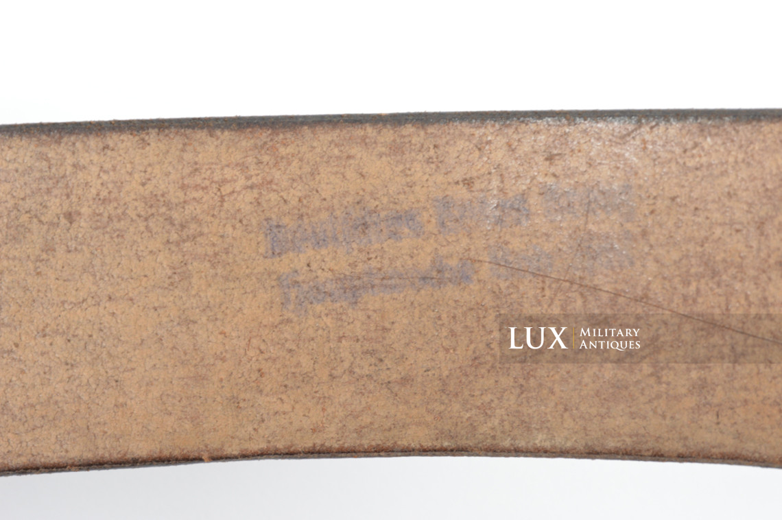 Early German leather belt, « DRK » - photo 10