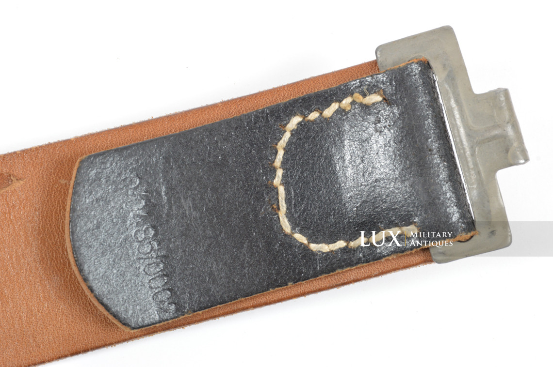 German late-war leather belt, RBNr « 0/0485/0002 » - photo 9