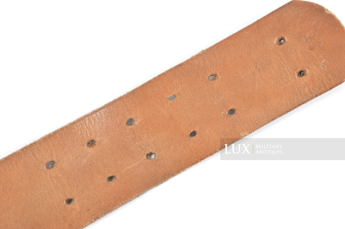 German late-war leather belt, RBNr « 0/0485/0002 » - photo 11