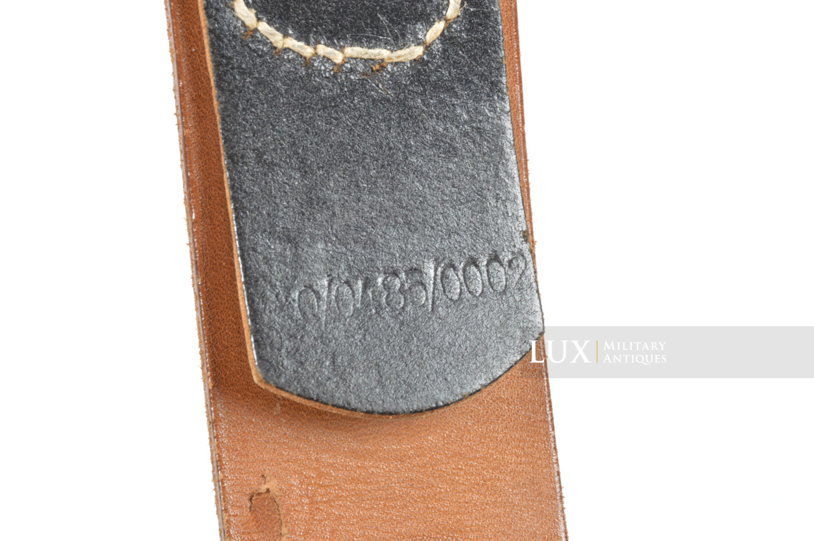 German late-war leather belt, RBNr « 0/0485/0002 » - photo 13