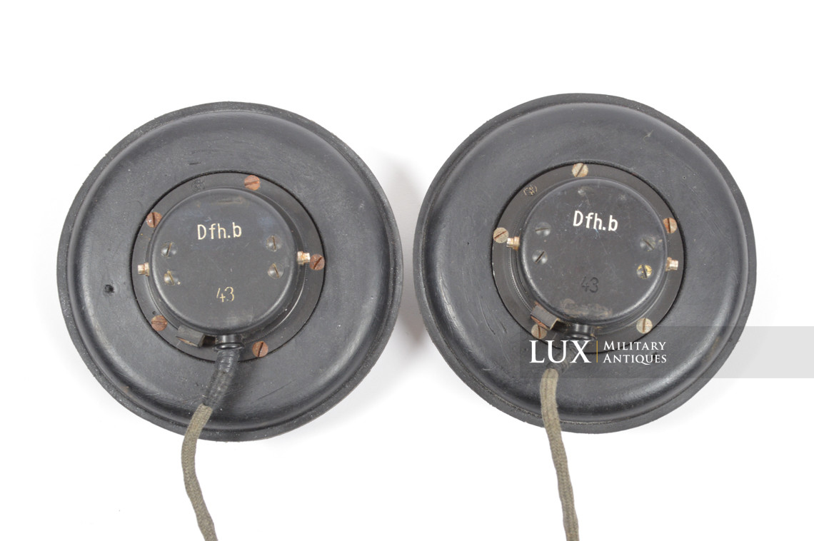 German armored / panzer headphones, « Dfh.b 43 » - photo 13
