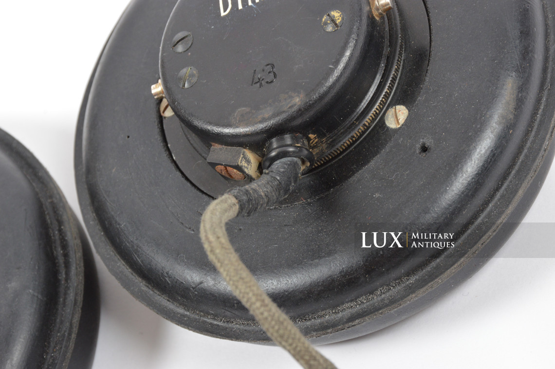 German armored / panzer headphones, « Dfh.b 43 » - photo 20