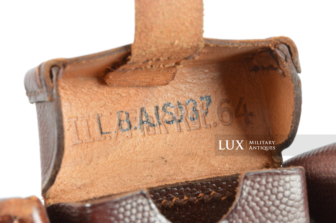 Cartouchières 98k Luftwaffe, régimentées, « L.B.A.37 » - photo 15