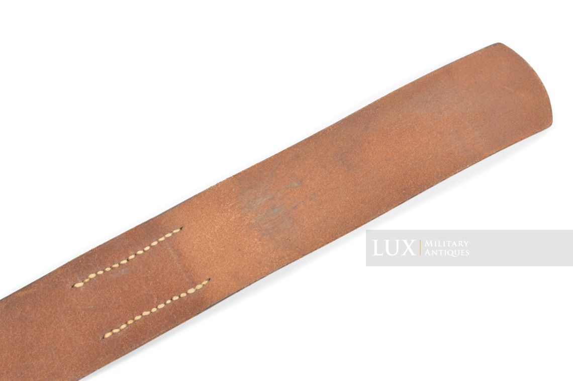 Cuir de ceinturon allemand précoce en cuir brun, « 1938 » - photo 14