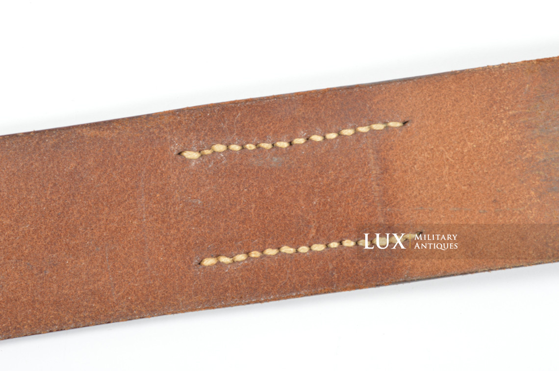Cuir de ceinturon allemand précoce en cuir brun, « 1938 » - photo 15
