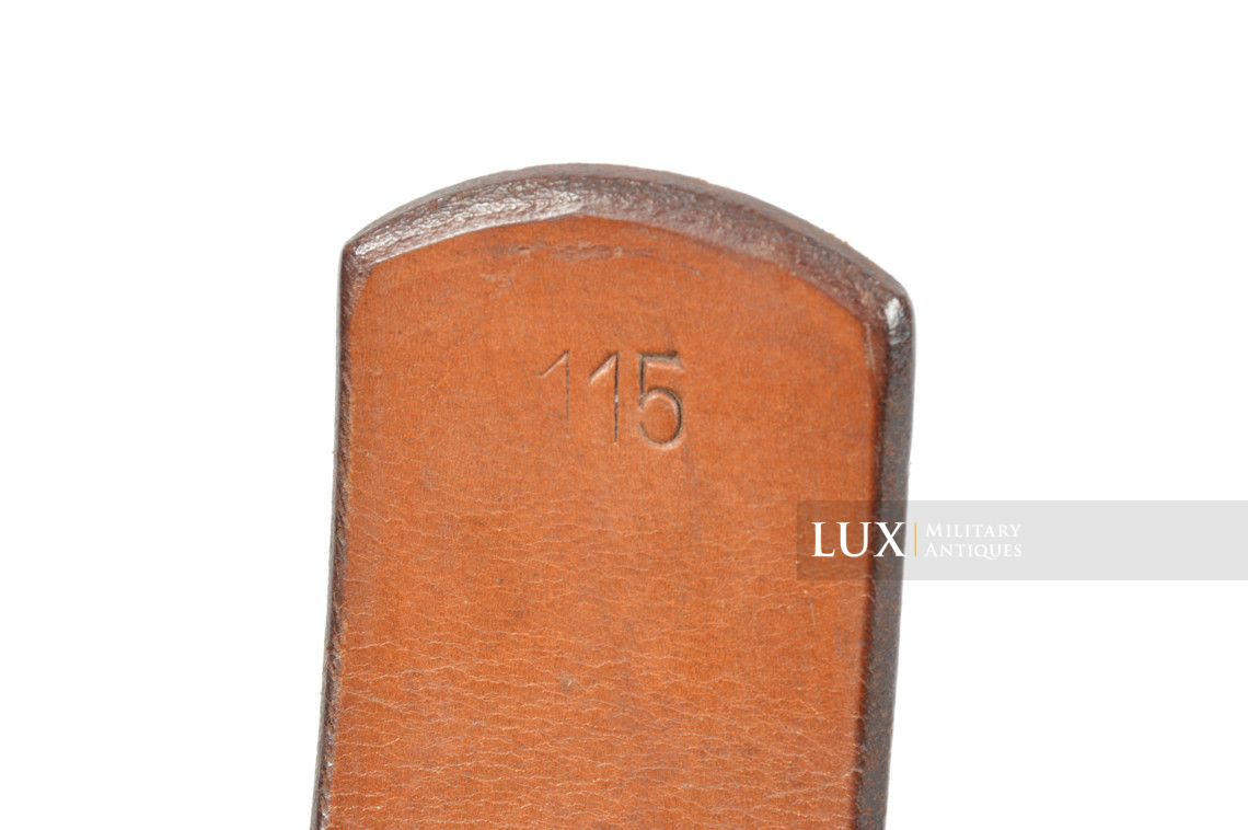 Cuir de ceinturon allemand précoce en cuir brun, « 1938 » - photo 18