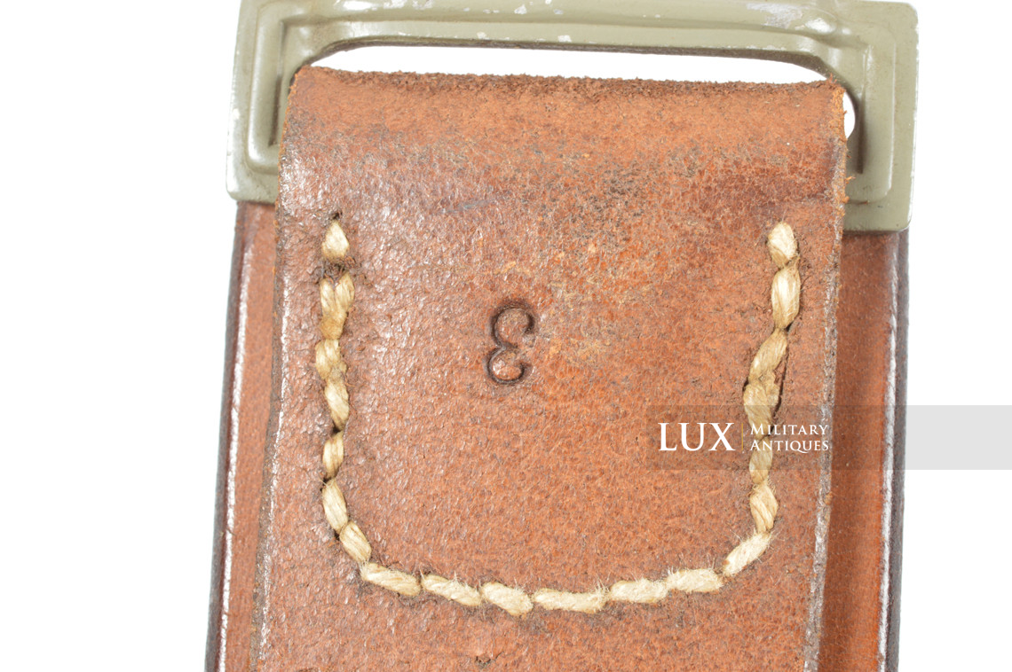 Cuir de ceinturon allemand précoce en cuir brun, « 1938 » - photo 13