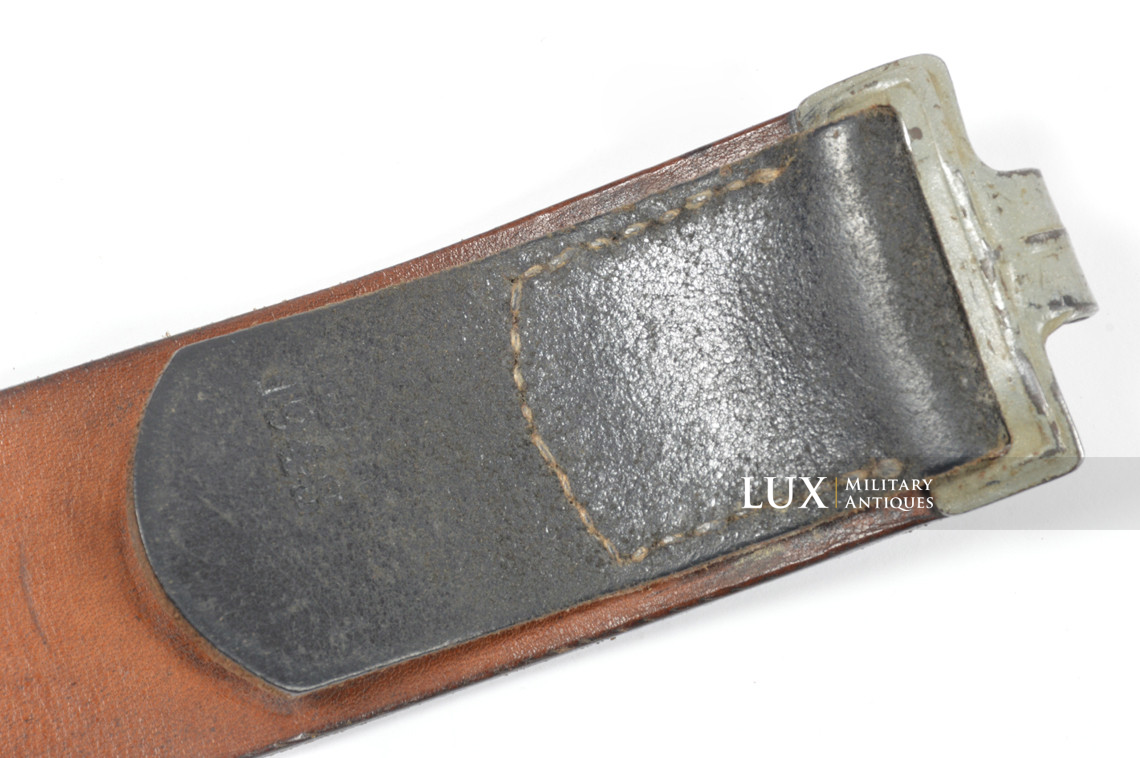 Cuir de ceinturon Heer / Waffen-SS fin de guerre, « 1943 » - photo 8