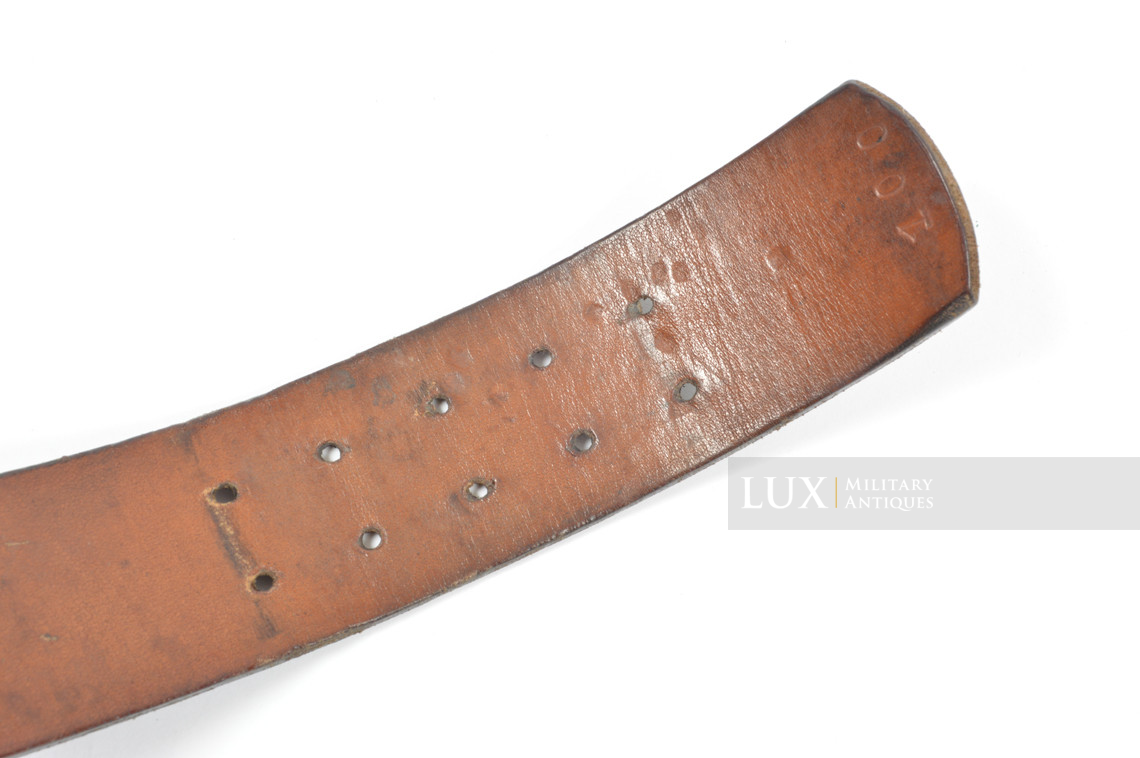 Cuir de ceinturon Heer / Waffen-SS fin de guerre, « 1943 » - photo 11