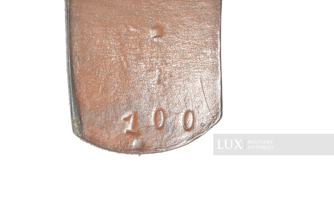 Cuir de ceinturon Heer / Waffen-SS fin de guerre, « 1943 » - photo 12