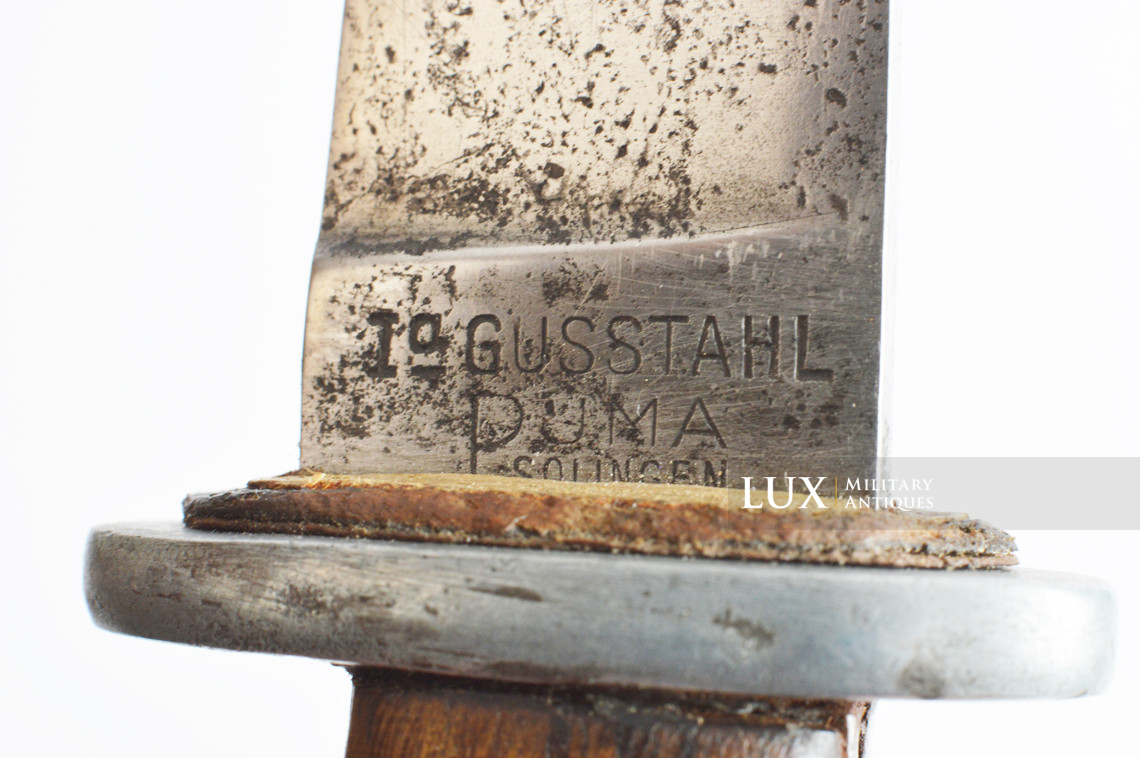 Rare couteau de combat allemand Heer / Waffen-SS multi-outils, « PUMA » - photo 16