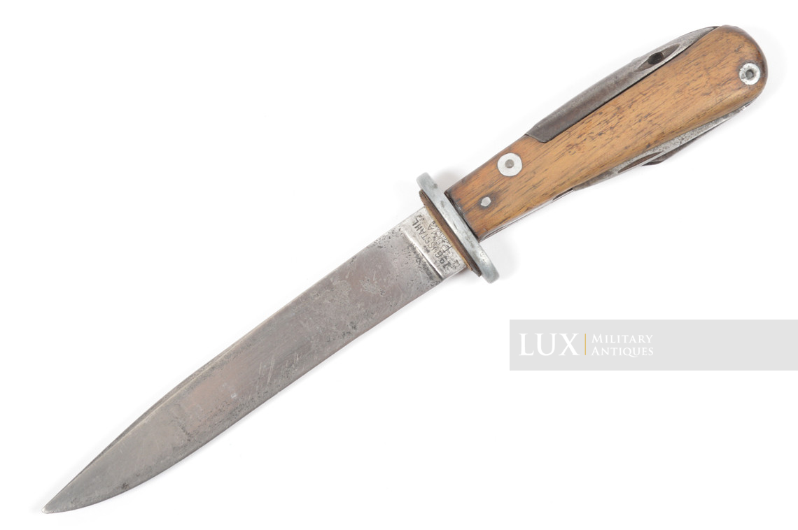 Rare couteau de combat allemand Heer / Waffen-SS multi-outils, « PUMA » - photo 13
