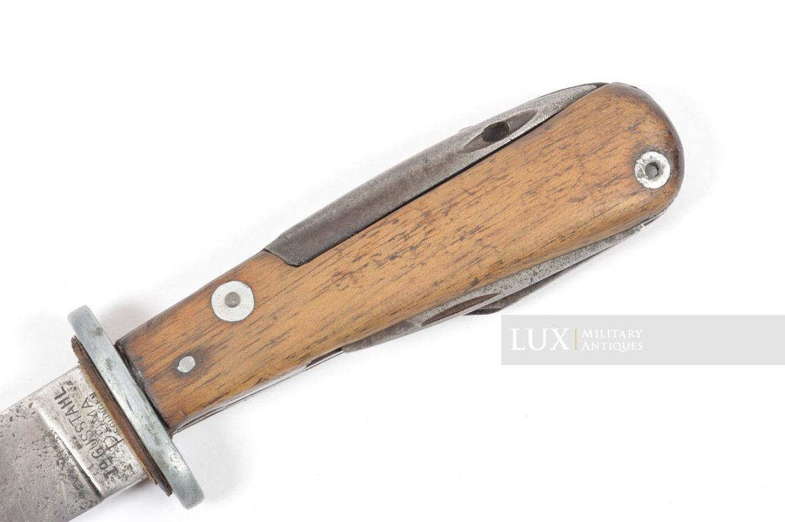 Rare couteau de combat allemand Heer / Waffen-SS multi-outils, « PUMA » - photo 14