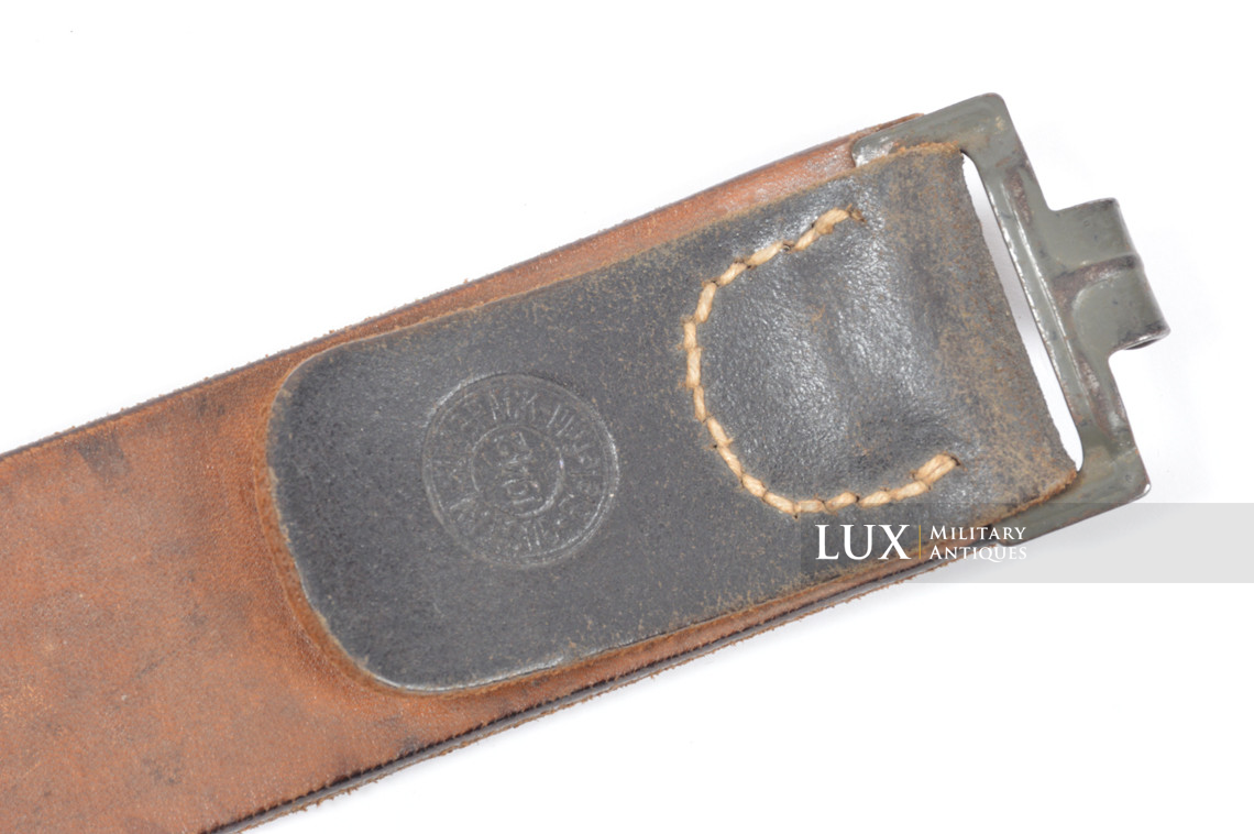 Cuir de ceinturon Kriegsmarine, « Kustenartillerie » - photo 9