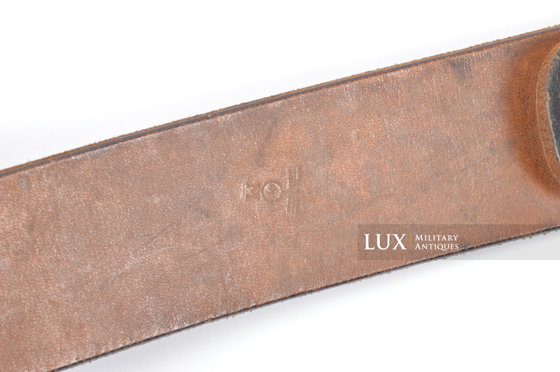 Cuir de ceinturon Kriegsmarine, « Kustenartillerie » - photo 12
