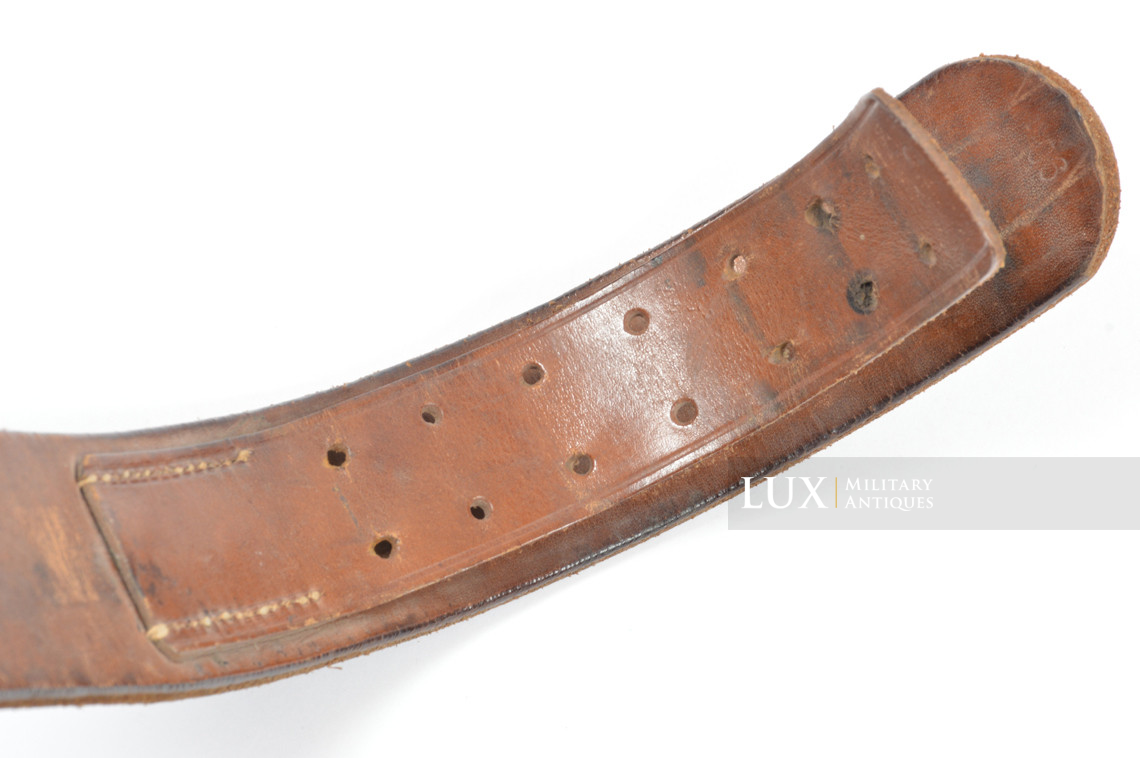 Cuir de ceinturon Kriegsmarine, « Kustenartillerie » - photo 16