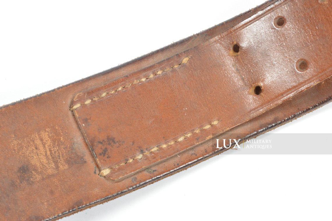 Cuir de ceinturon Kriegsmarine, « Kustenartillerie » - photo 17