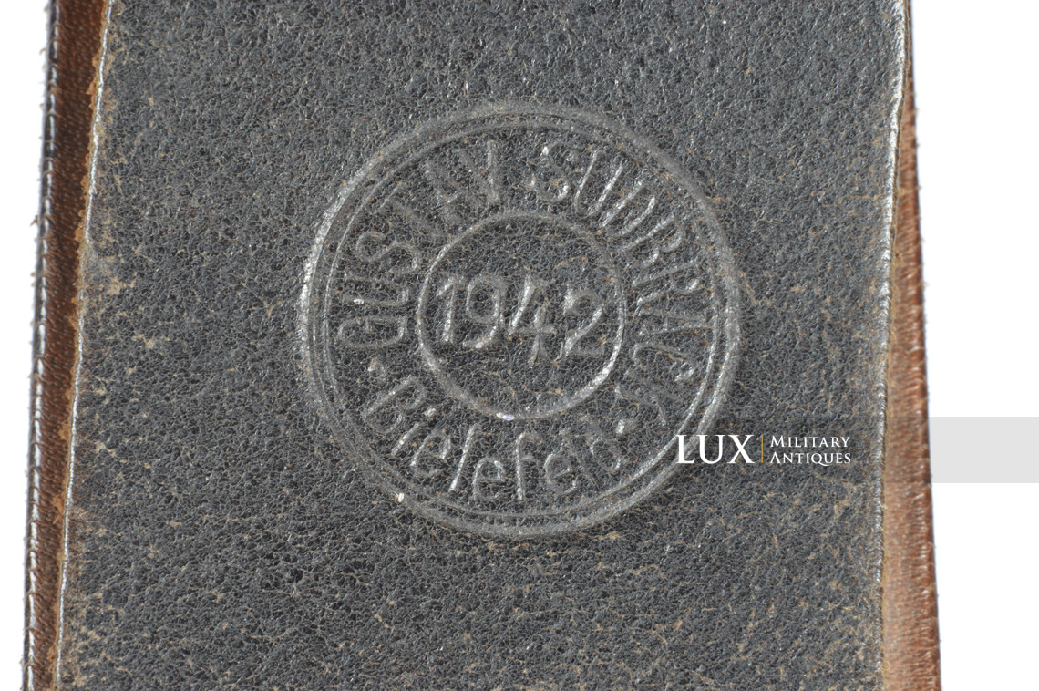 Cuir de ceinturon Kriegsmarine, « Kustenartillerie » - photo 11