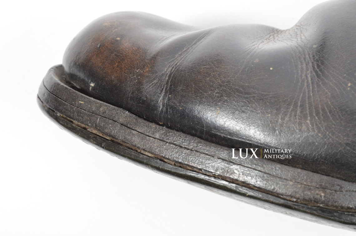 Waffen-SS officer issued boot found in the Ardennes, « VA 104/38 SS » - photo 10