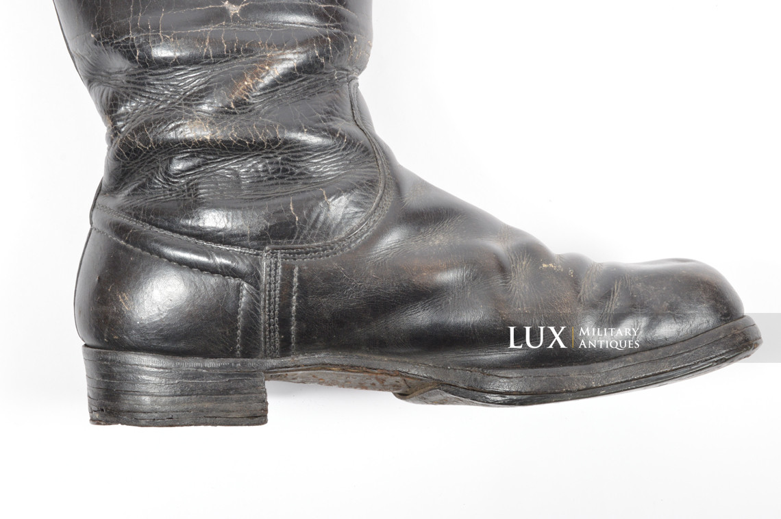 Waffen-SS officer issued boot found in the Ardennes, « VA 104/38 SS » - photo 13