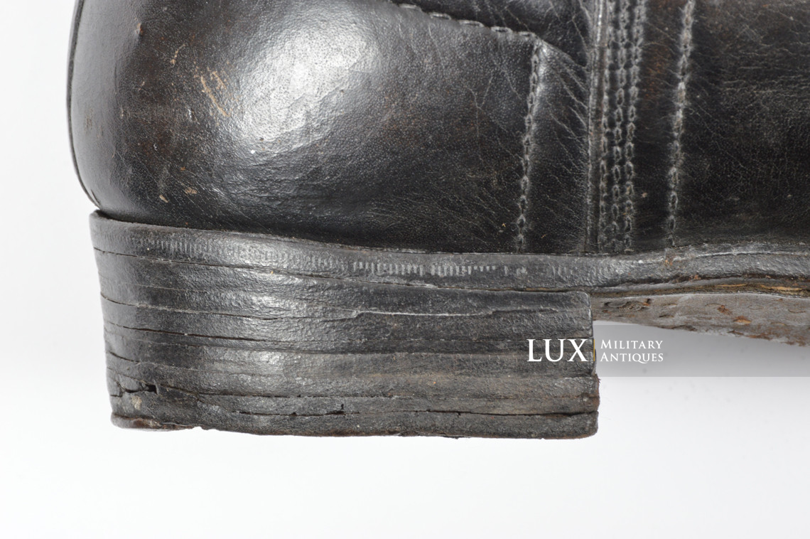 Waffen-SS officer issued boot found in the Ardennes, « VA 104/38 SS » - photo 14