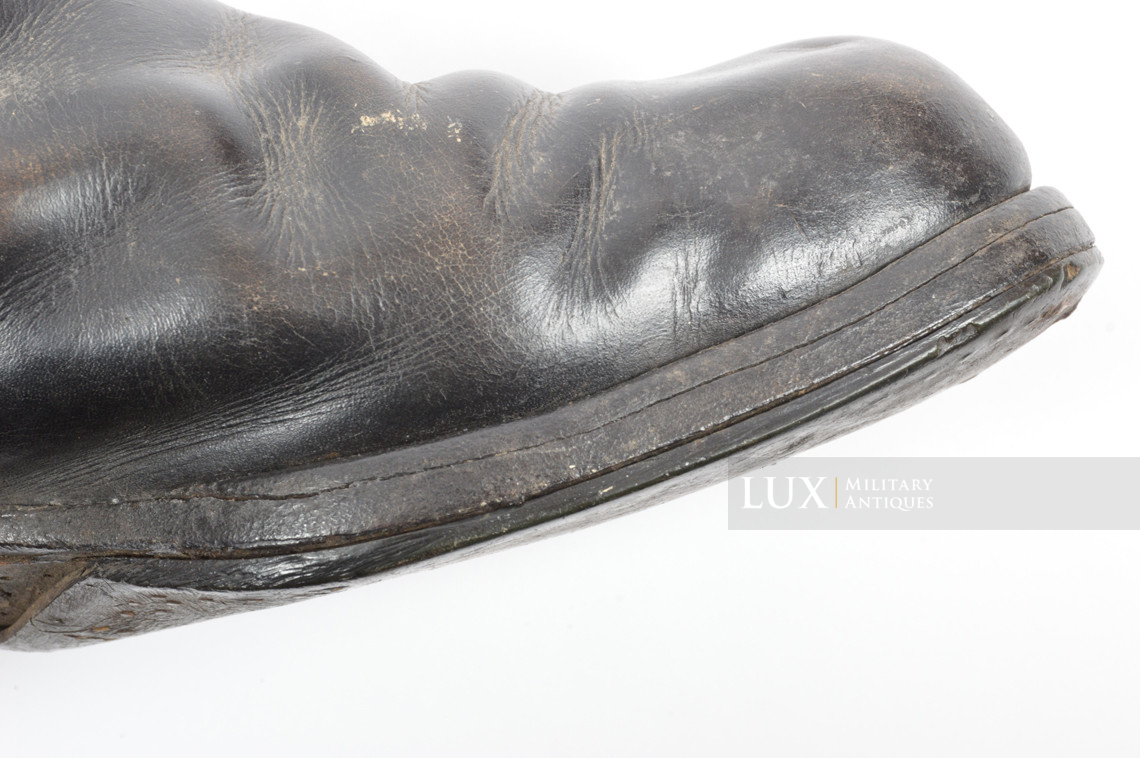 Waffen-SS officer issued boot found in the Ardennes, « VA 104/38 SS » - photo 15