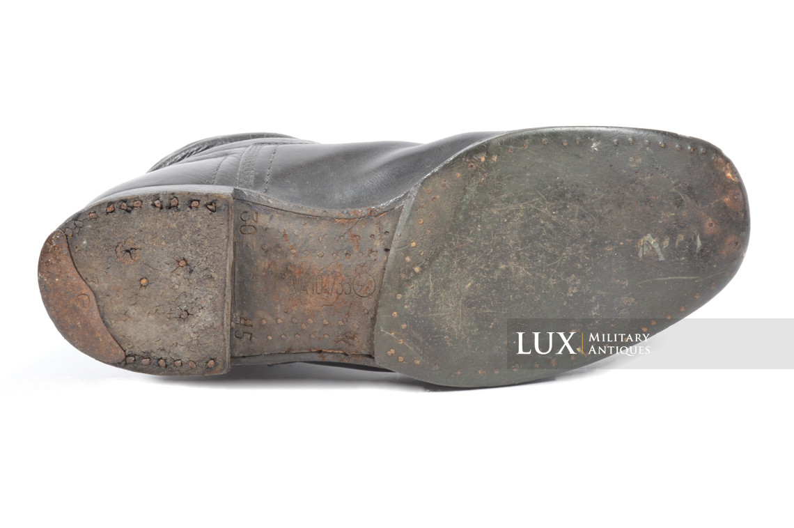 Waffen-SS officer issued boot found in the Ardennes, « VA 104/38 SS » - photo 16