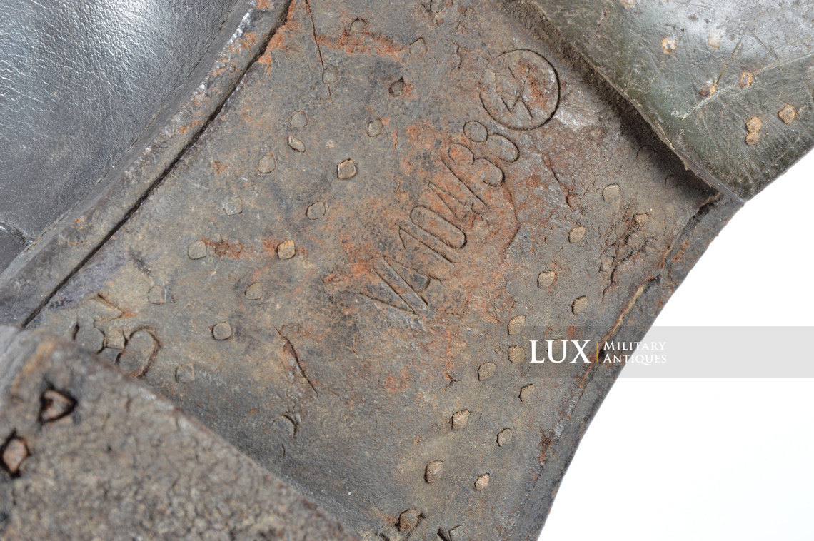 Waffen-SS officer issued boot found in the Ardennes, « VA 104/38 SS » - photo 18