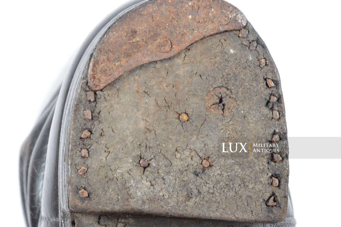 Waffen-SS officer issued boot found in the Ardennes, « VA 104/38 SS » - photo 19