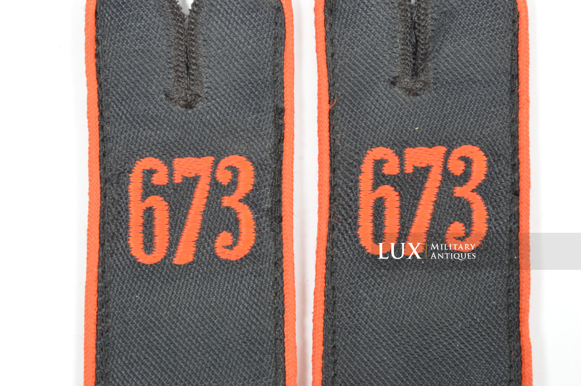 Rare Hitlerjugend shoulderboards, bann 673 « Eupen / Belgium » - photo 8
