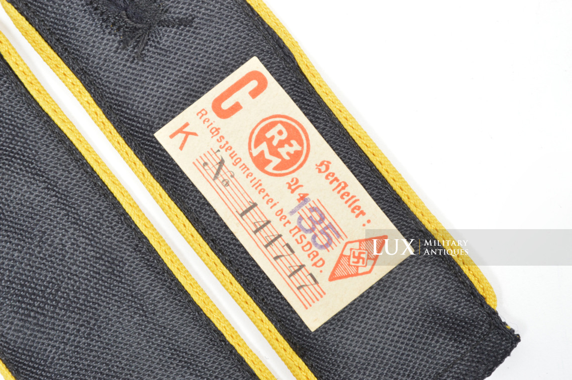Rare Signals Hitlerjugend shoulderboards, bann 673 « Eupen / Belgium » - photo 10