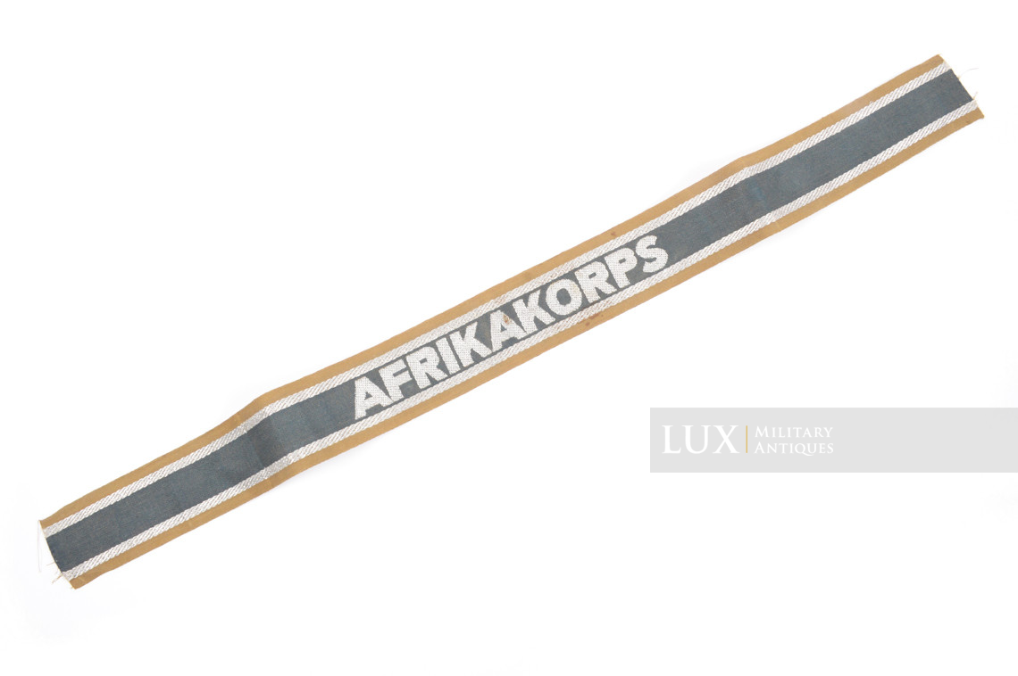 Bande de bras allemande, « AFRIKAKORPS » - photo 8