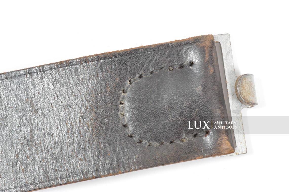 Early Hitlerjugend leather belt, « RZM » - photo 7