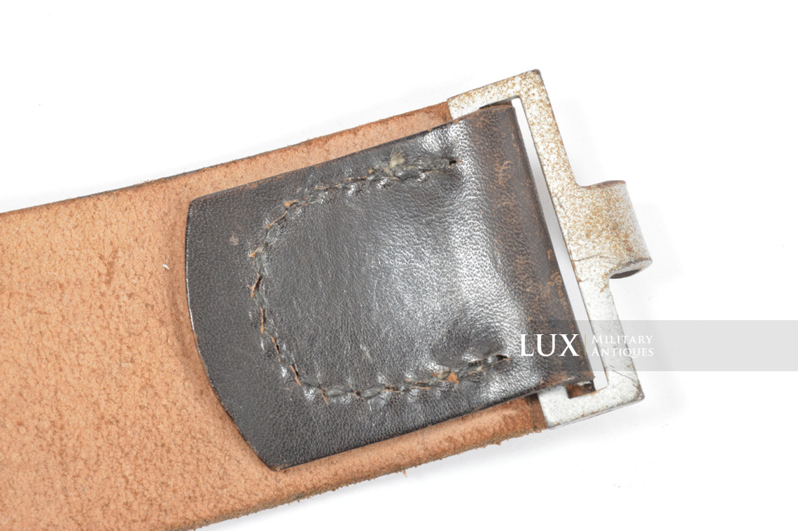 Early Hitlerjugend leather belt, « RZM » - photo 8