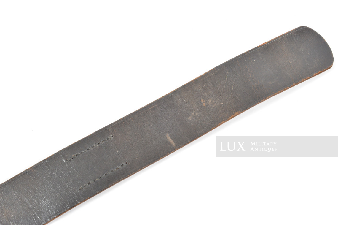 Early Hitlerjugend leather belt, « RZM » - photo 9