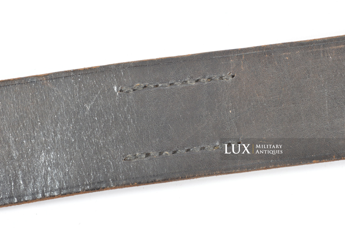 Early Hitlerjugend leather belt, « RZM » - photo 10