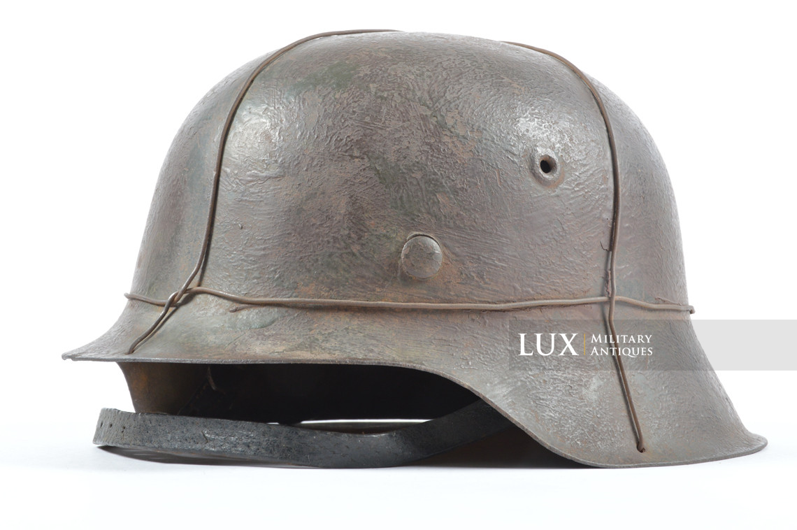 Casque M42 Heer camouflé deux tons avec fil de fer - photo 8