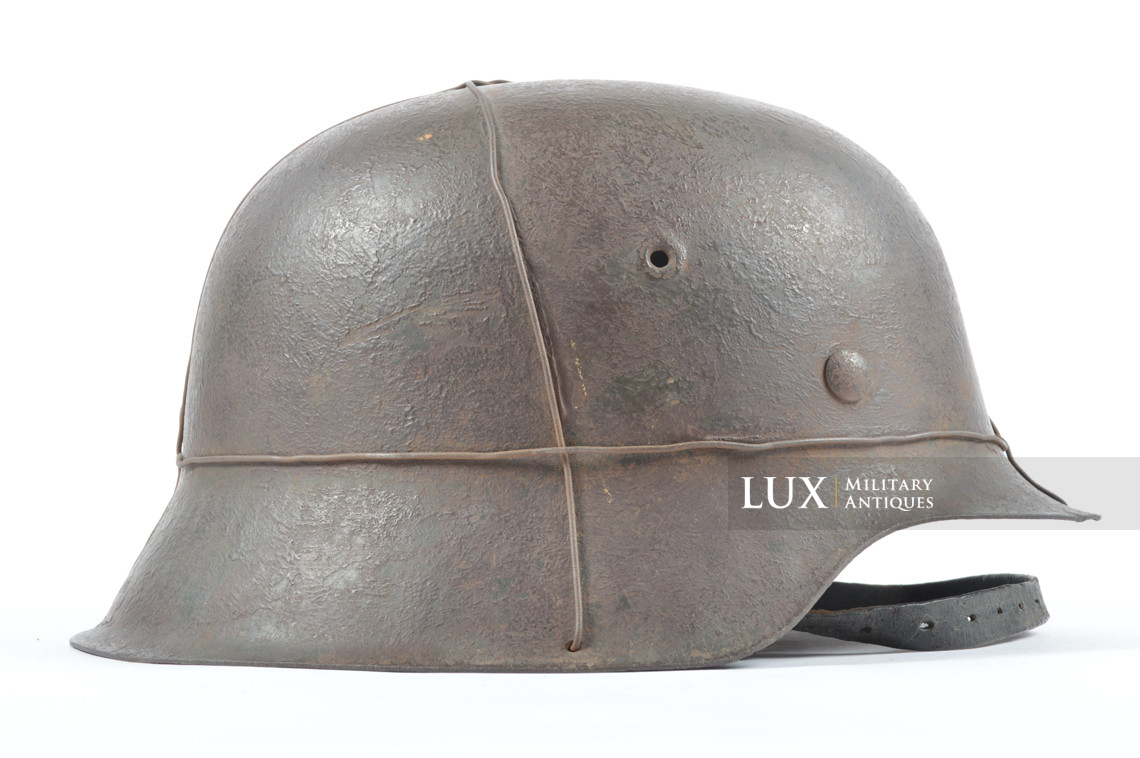 Casque M42 Heer camouflé deux tons avec fil de fer - photo 11