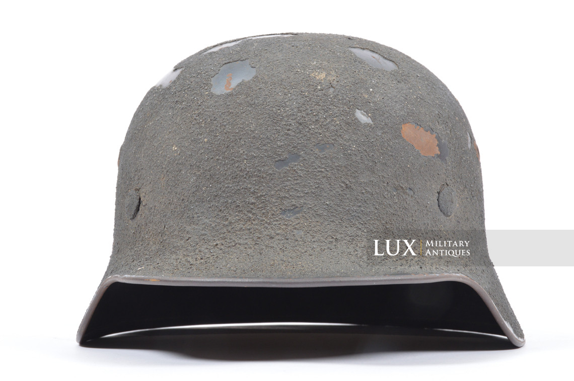 Casque M35 Luftwaffe camouflé / texturé sable, nominatif « Uffz. KIELMANN » - photo 9