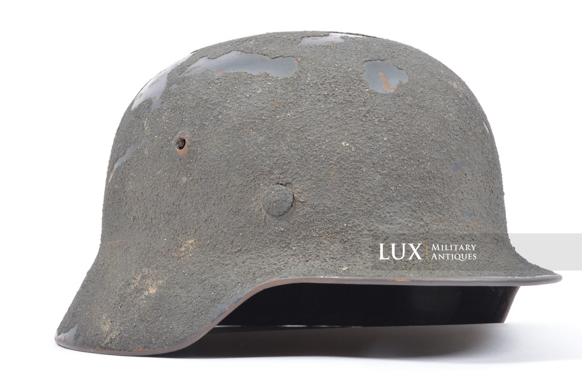 Casque M35 Luftwaffe camouflé / texturé sable, nominatif « Uffz. KIELMANN » - photo 10